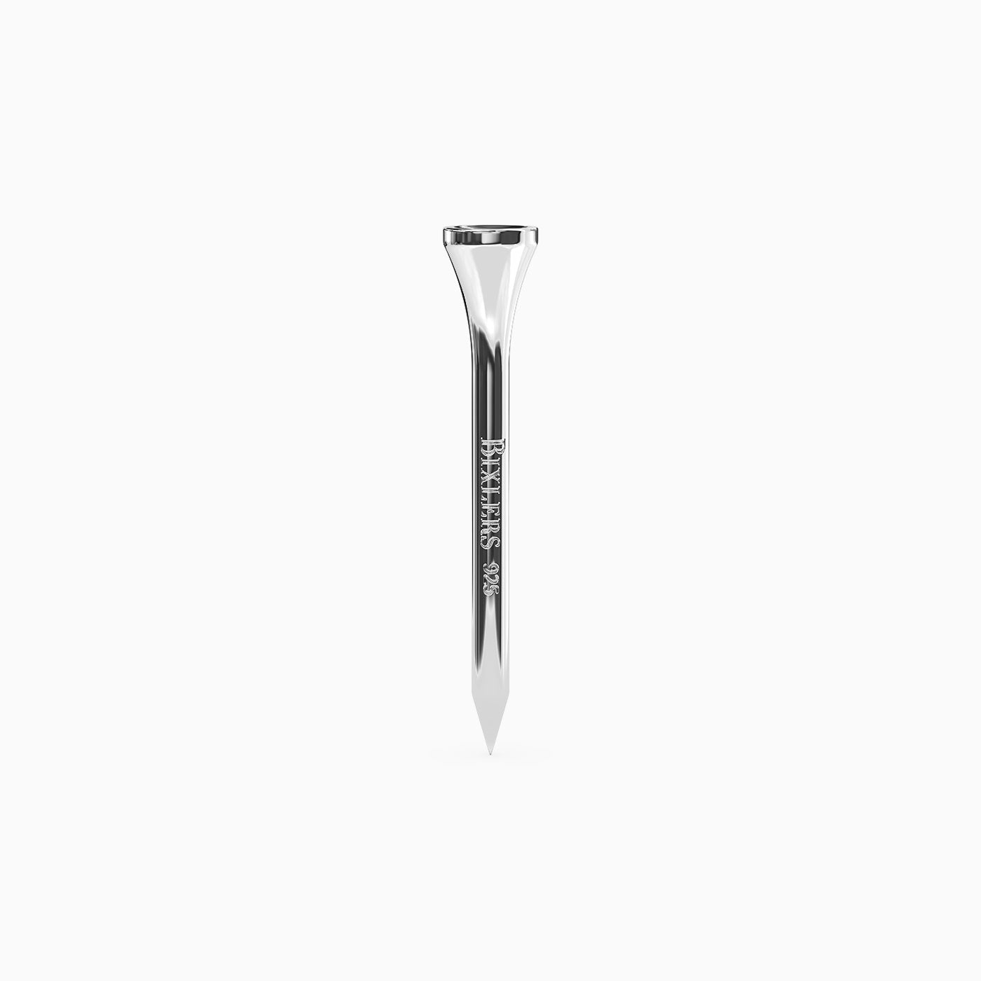 Golf Tee Pin in Sterling Silver