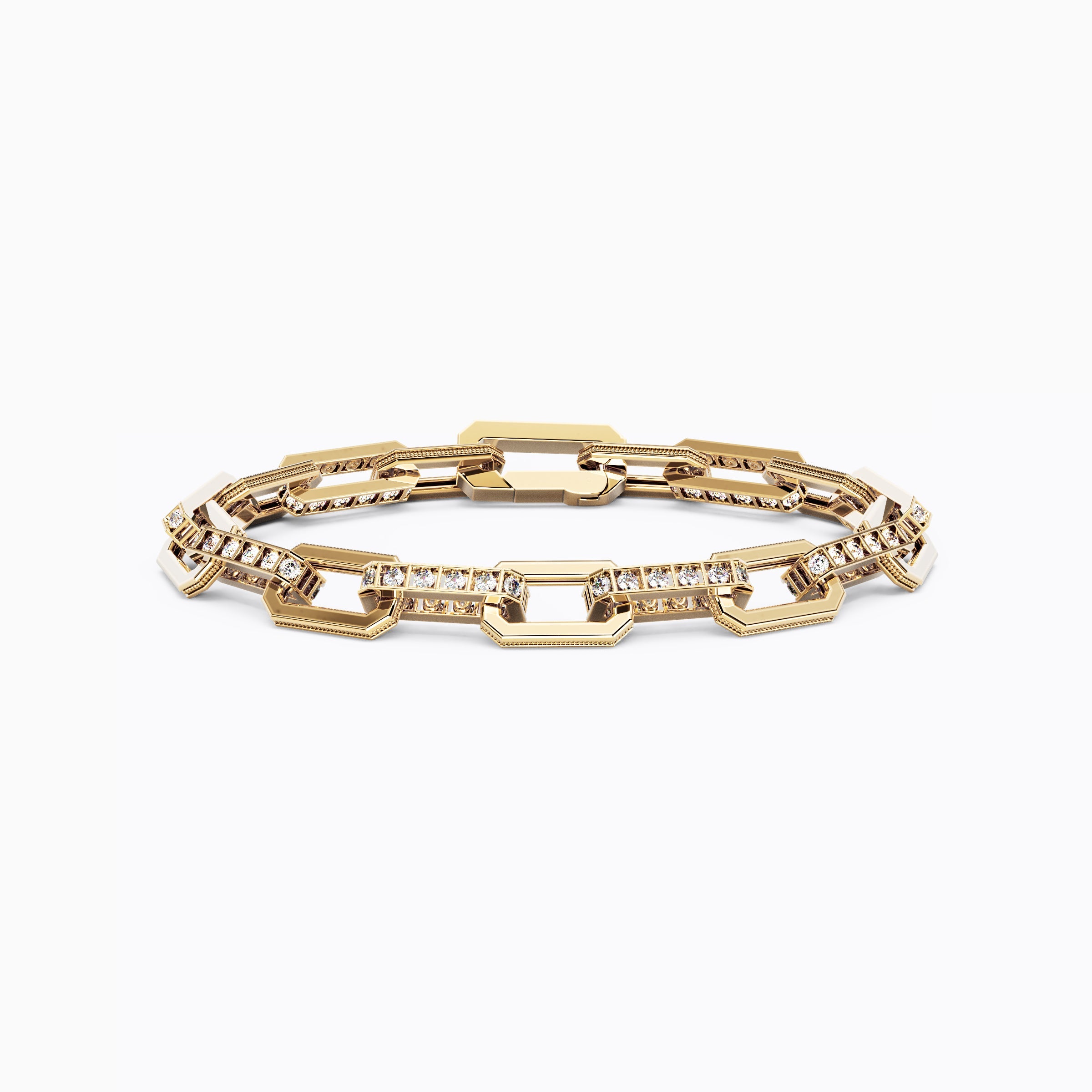 Diamond Chain Bracelet 18K Gold