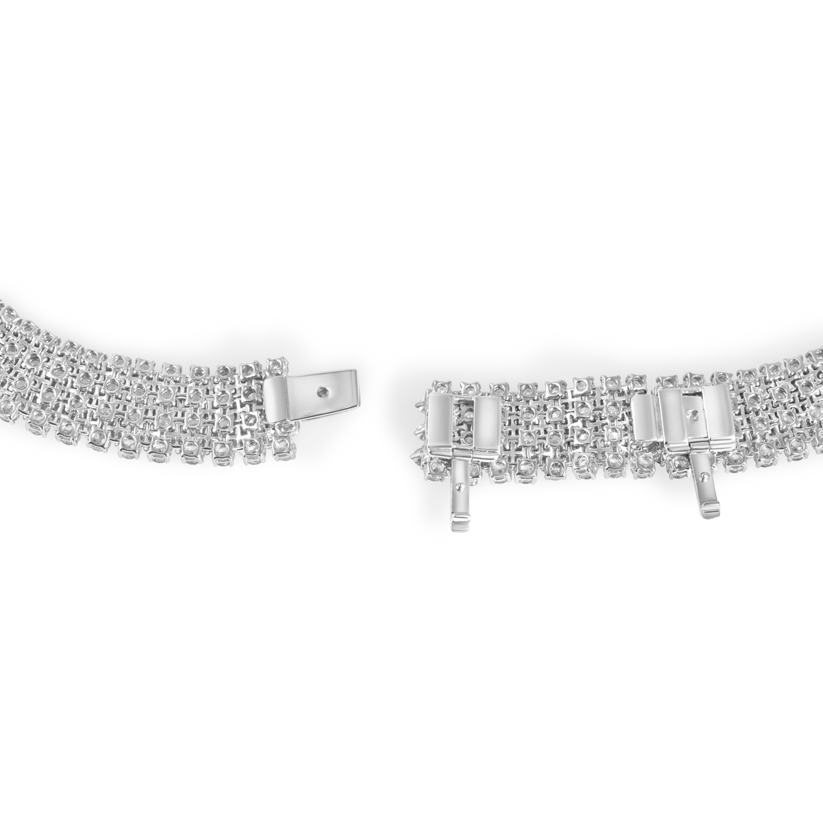 Diamond Statement Necklace | White Gold