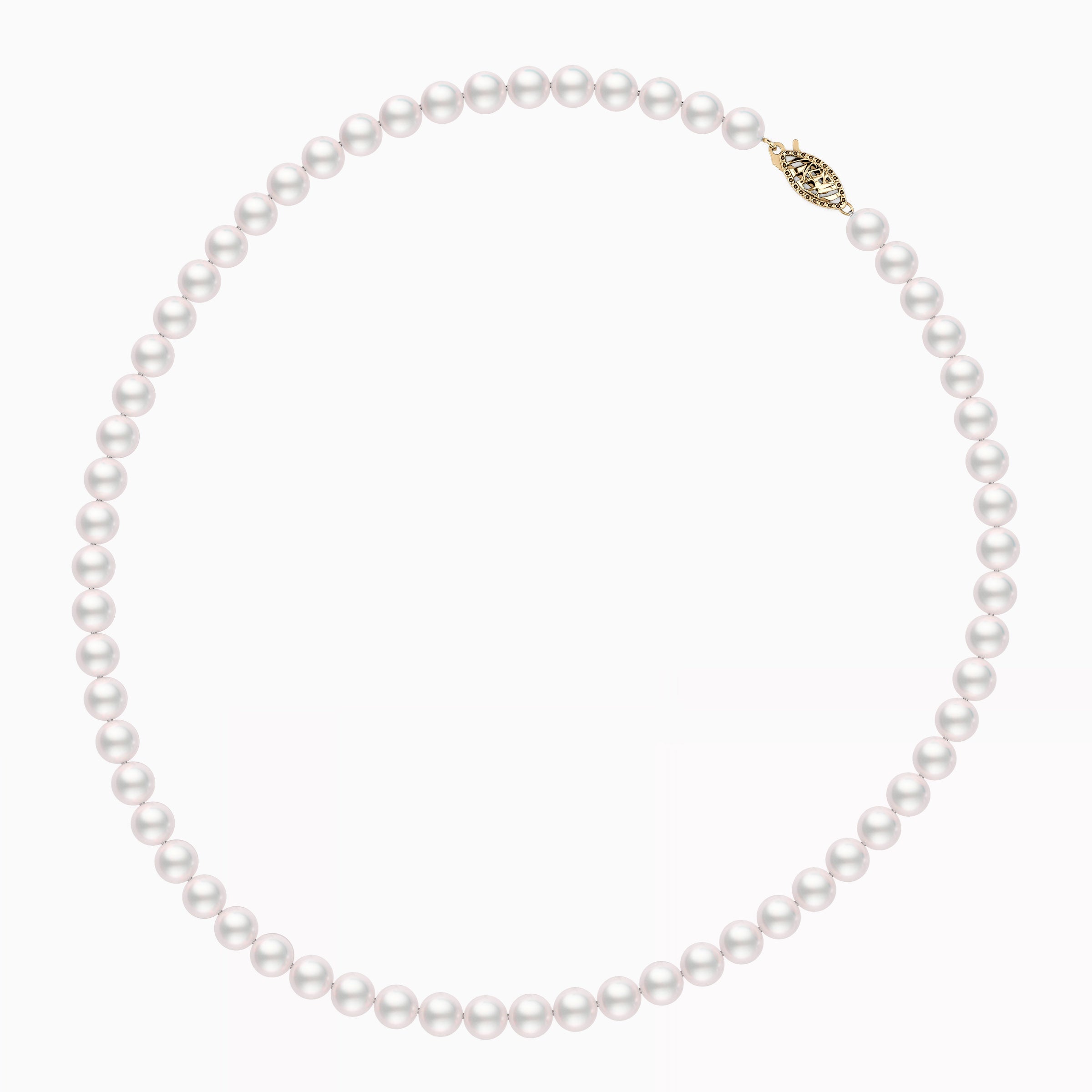 Collier de perles de culture d'eau douce | Or 14 carats