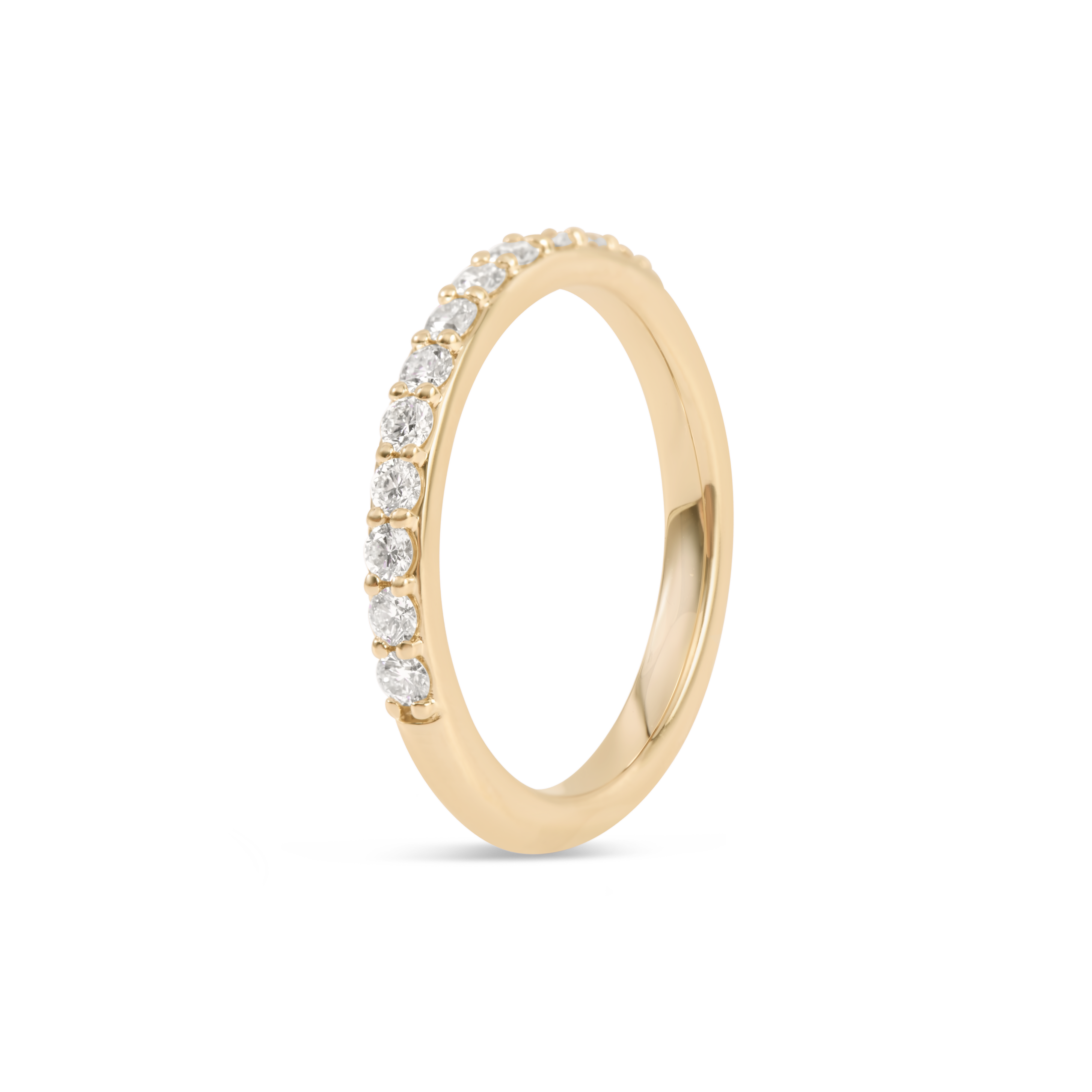 Alliance Diamant à Griffes Communes | Or 14K