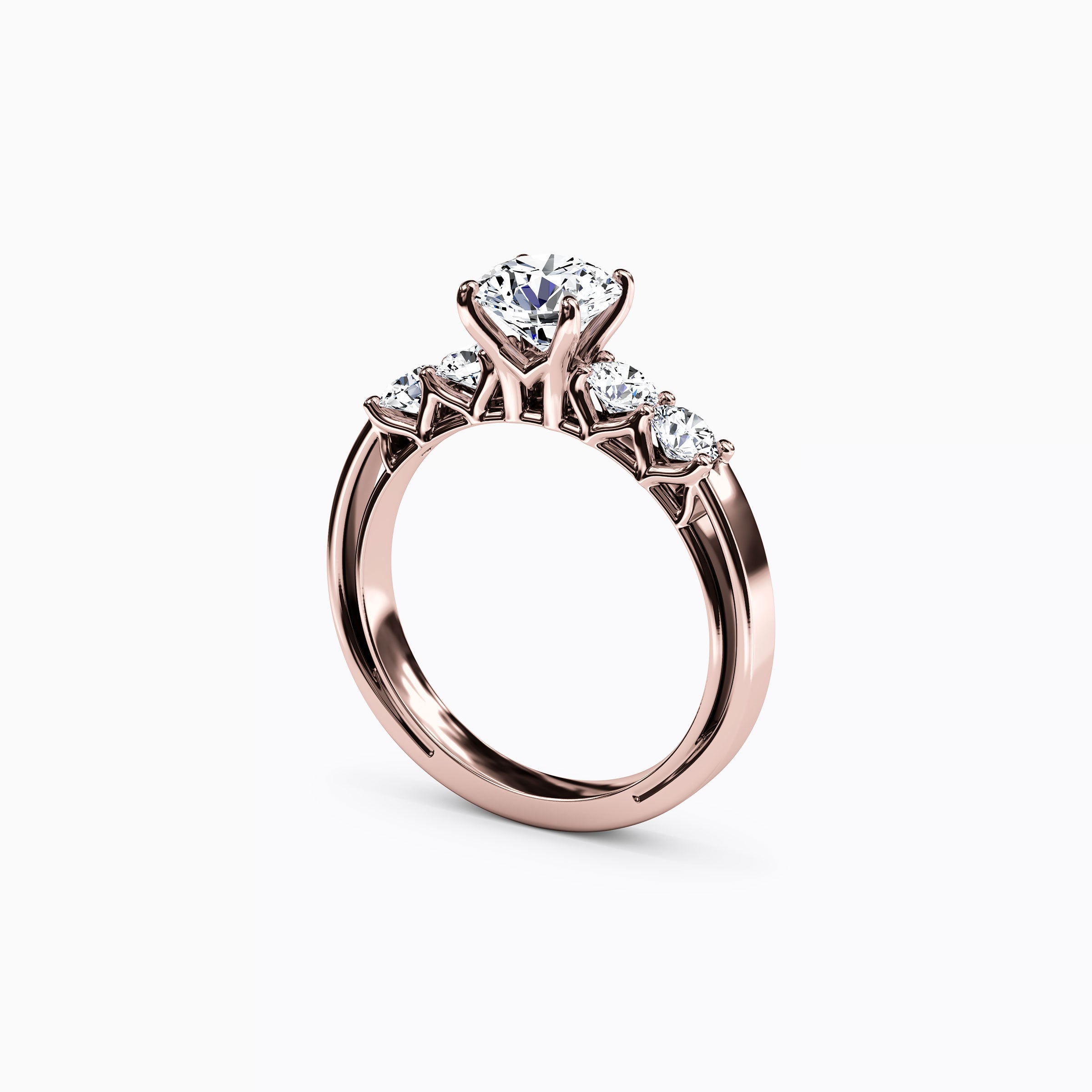 Jubilee 5-Stones Engagement Ring in 18K Gold