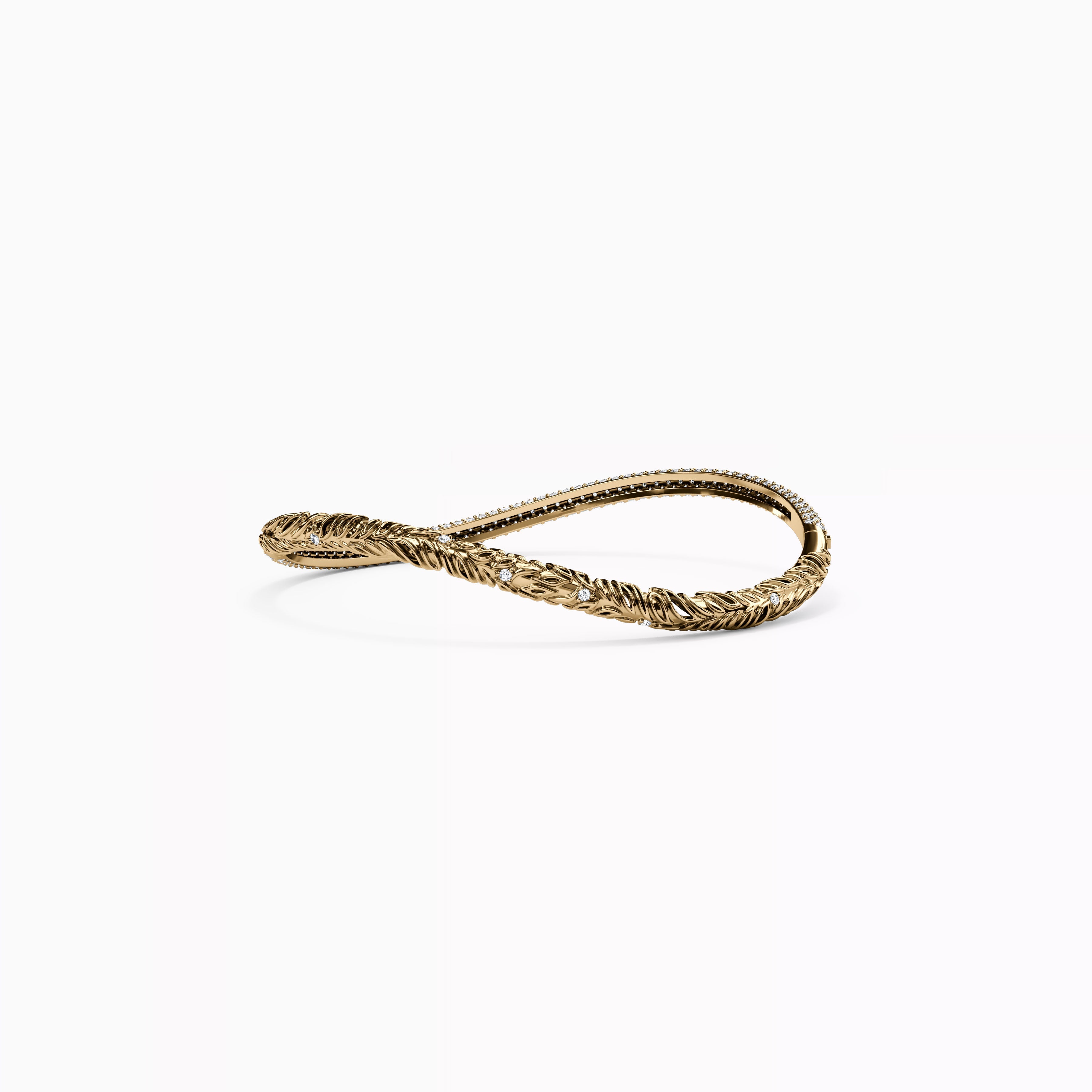 Diamond bangle | 18K Gold