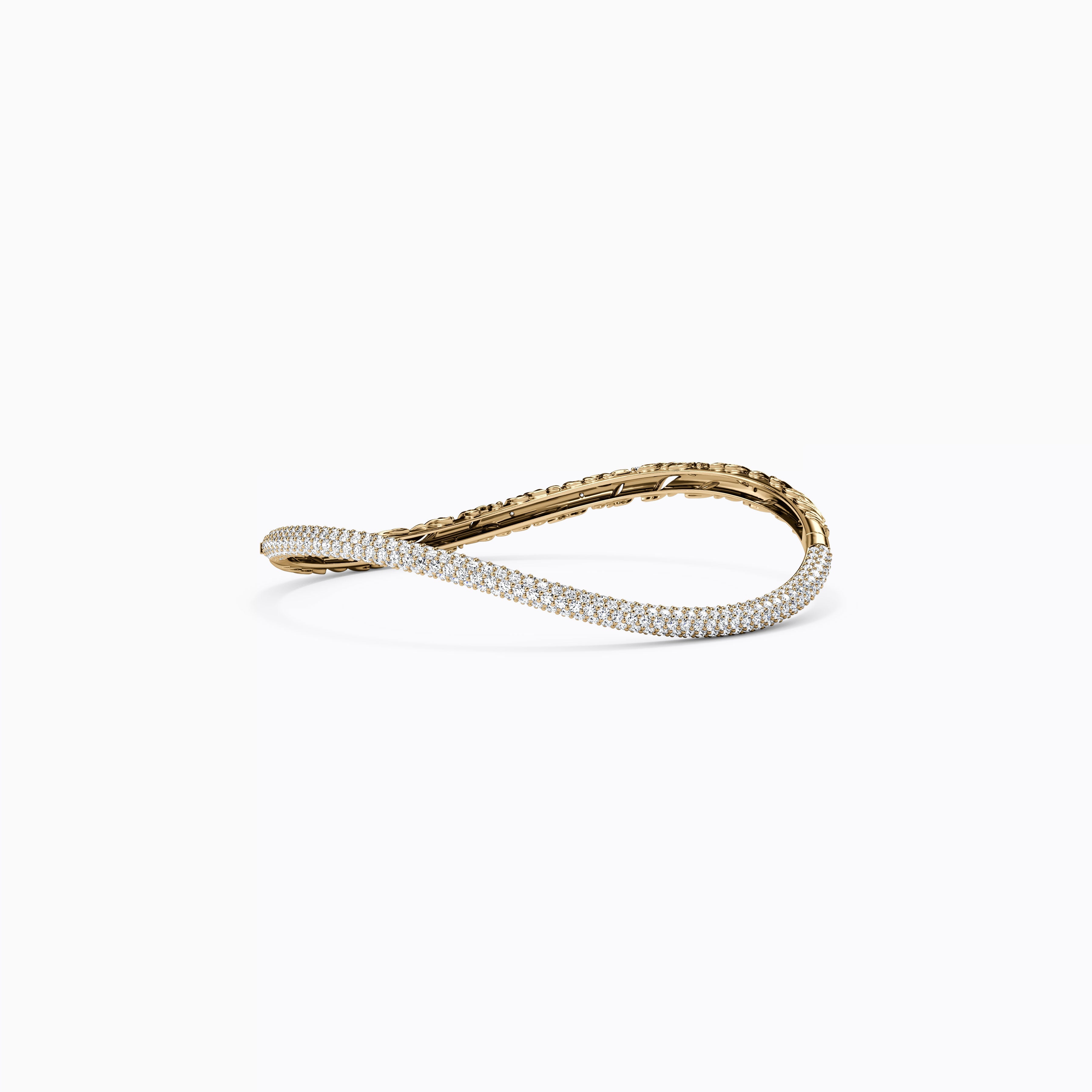 Diamond bangle | 18K Gold