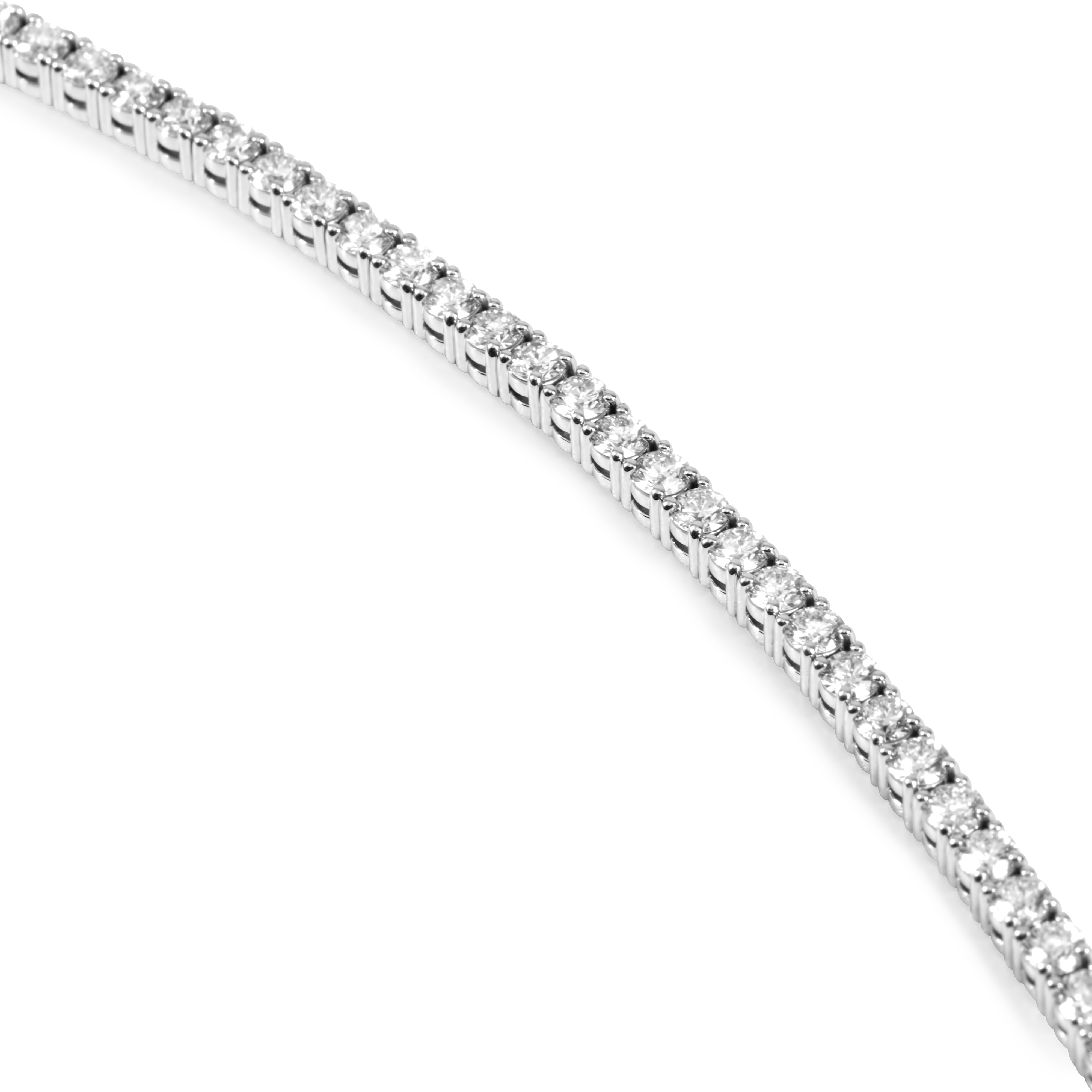 Diamond Prong Bracelet | 14K Gold