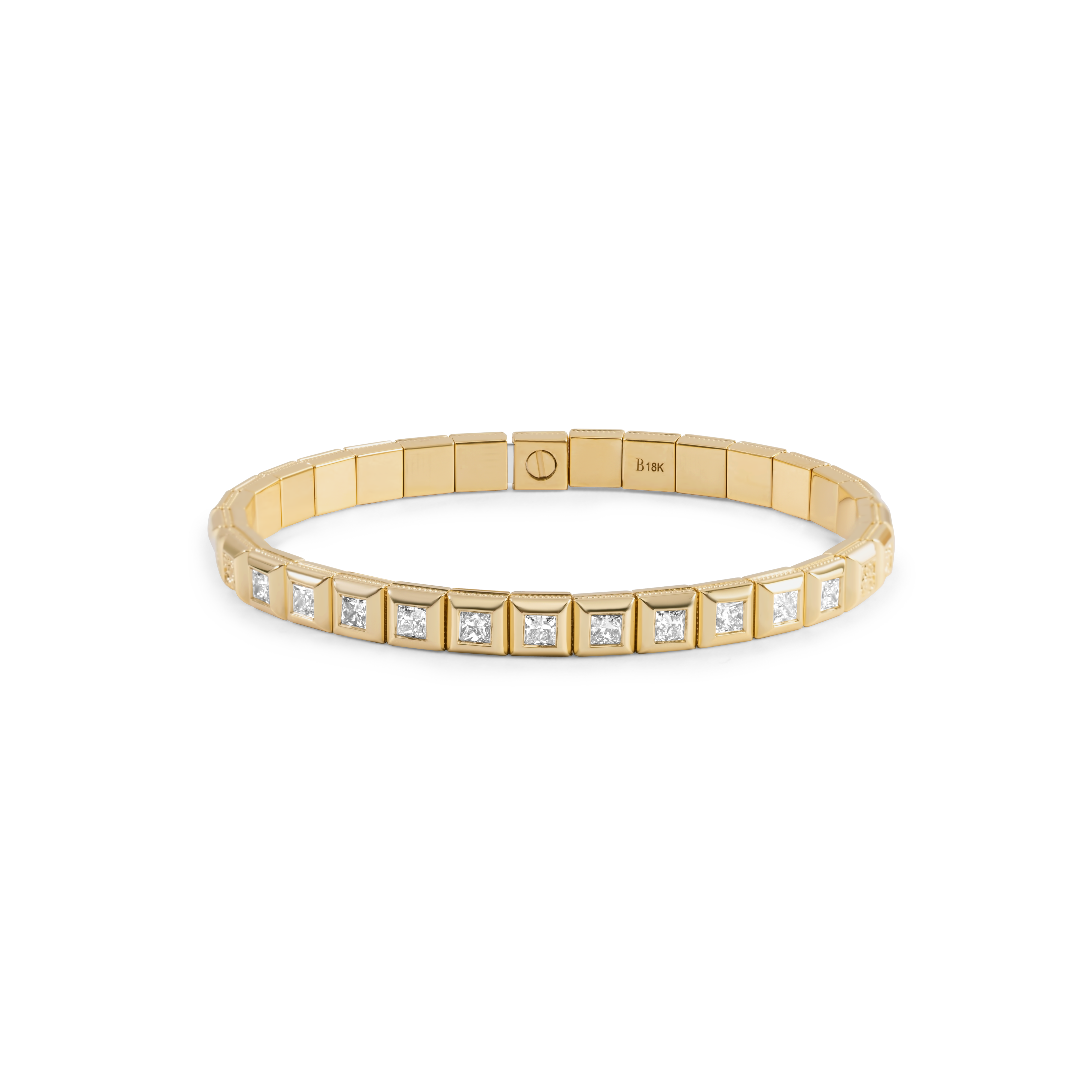 Bracelet modulable en pierres précieuses Or 18 carats