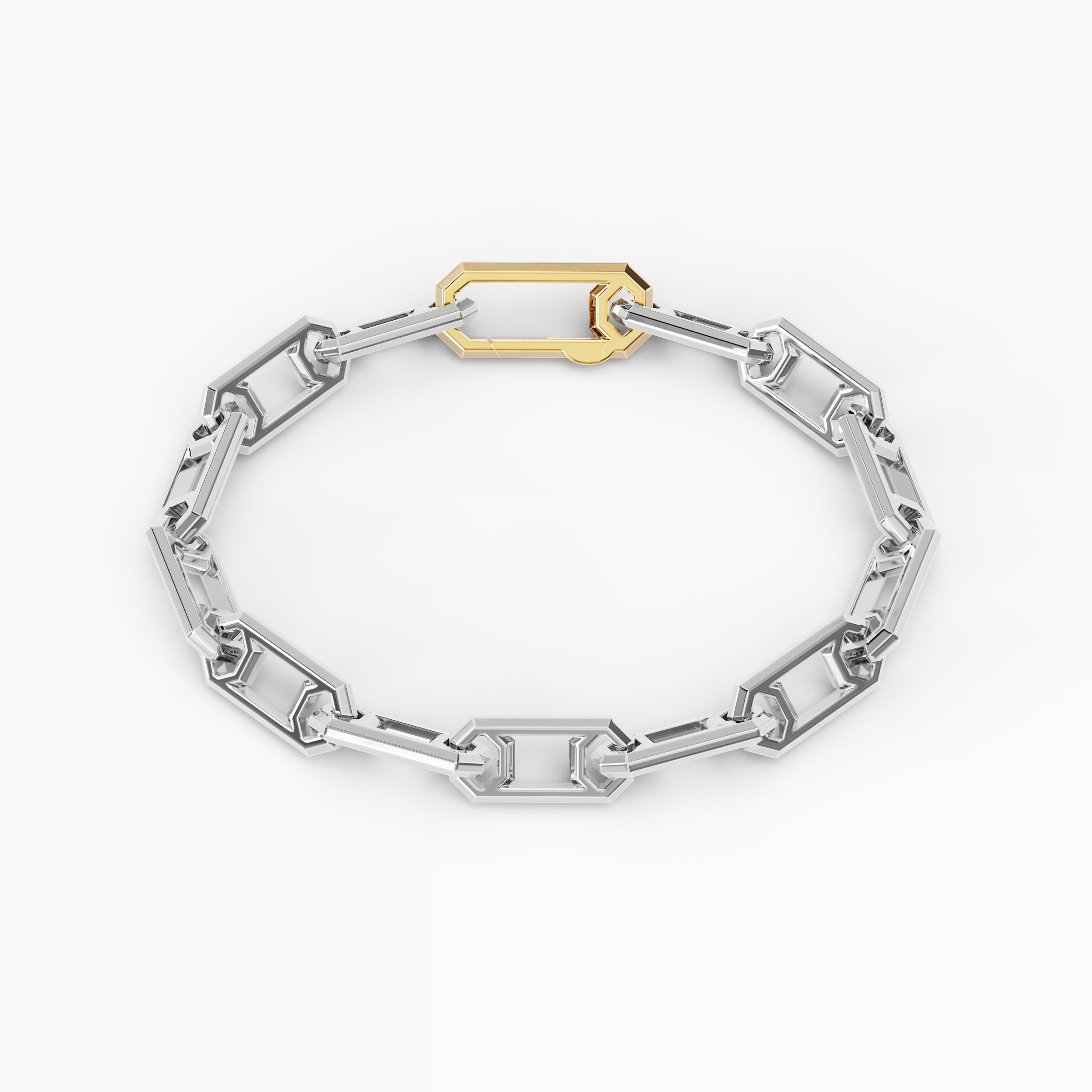 Bracelet à chaîne Platine | Or 18 carats
