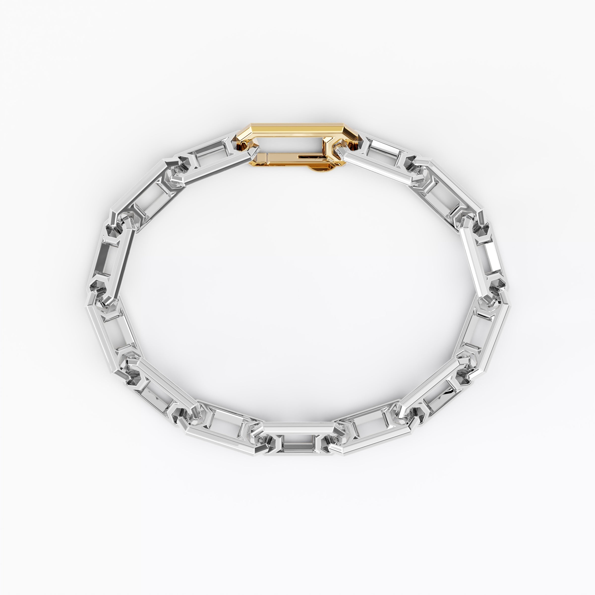 Bracelet à chaîne Platine | Or 18 carats
