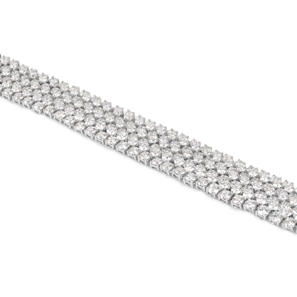 Diamond Statement Necklace | White Gold
