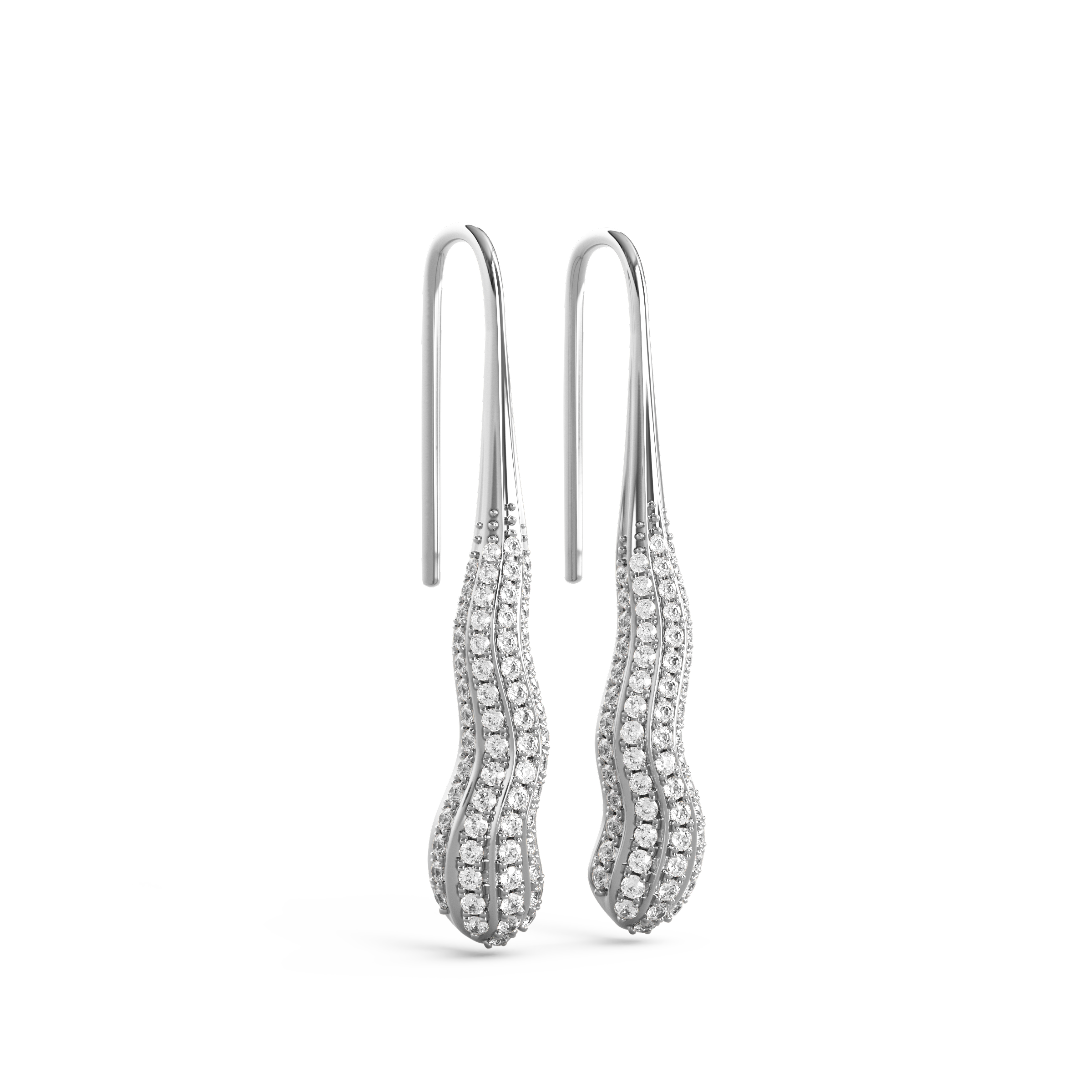 Diamond statement pendant | Platinum