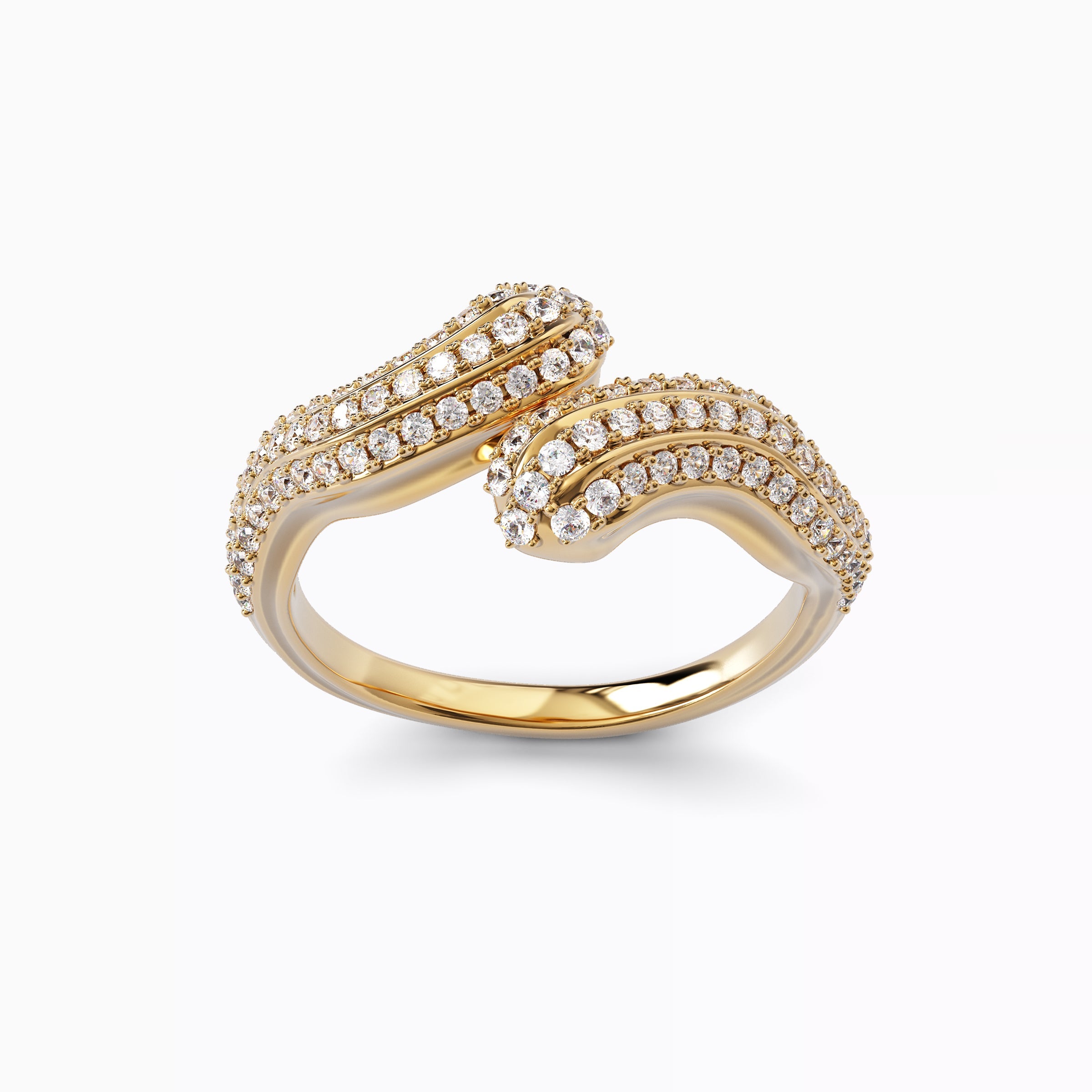 Bague ornée d’un diamant | Or 18 carats