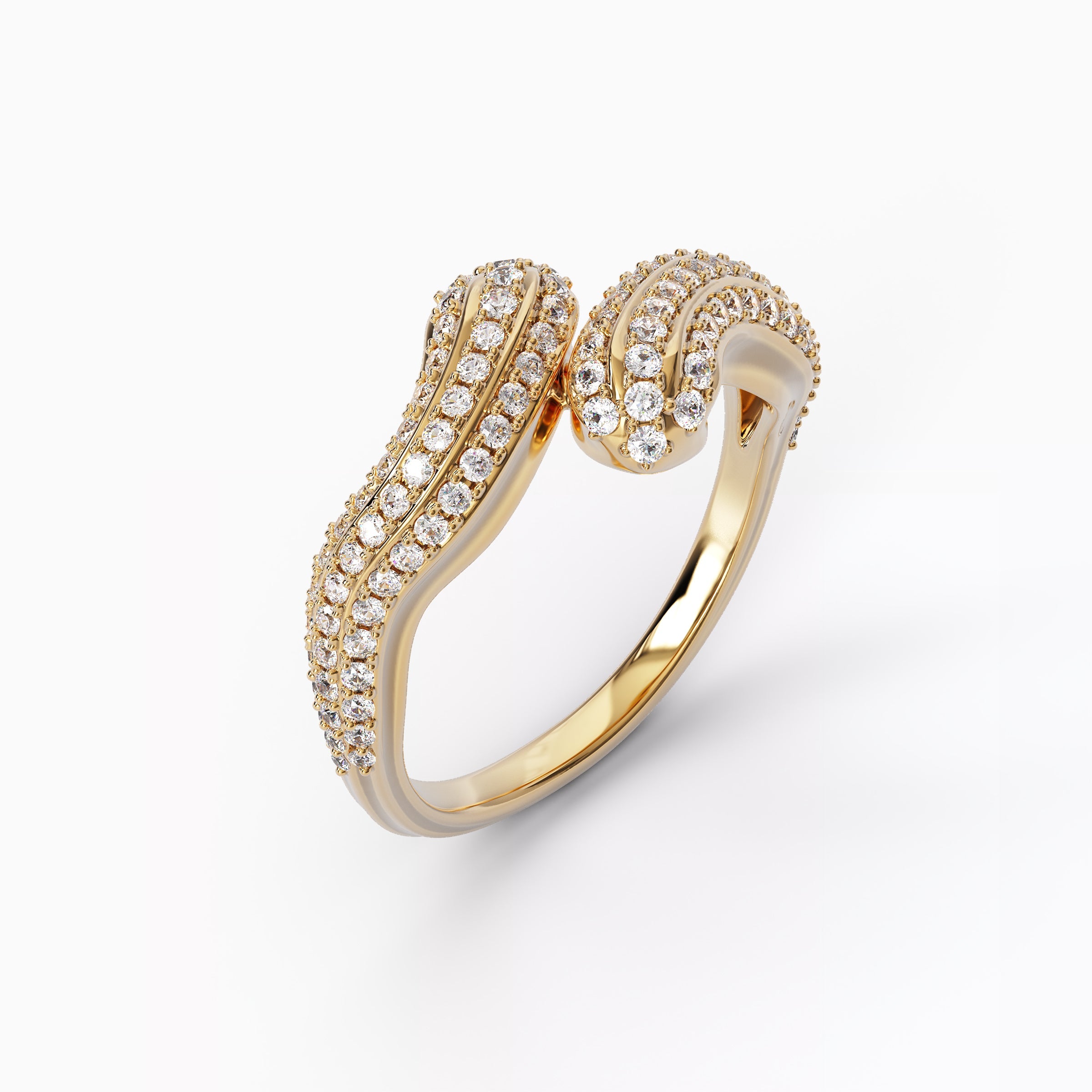 Bague ornée d’un diamant | Or 18 carats