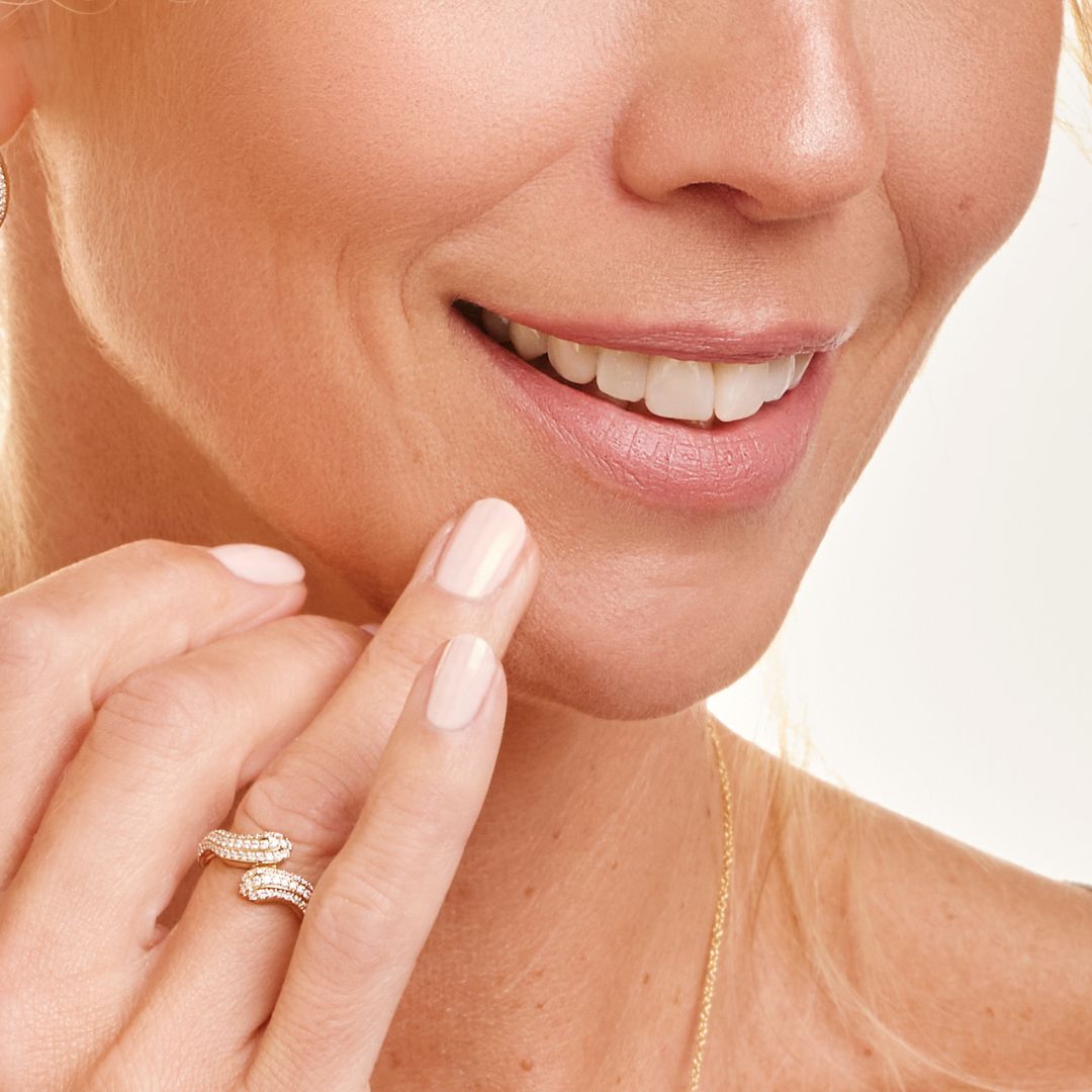 Bague ornée d’un diamant | Or 18 carats
