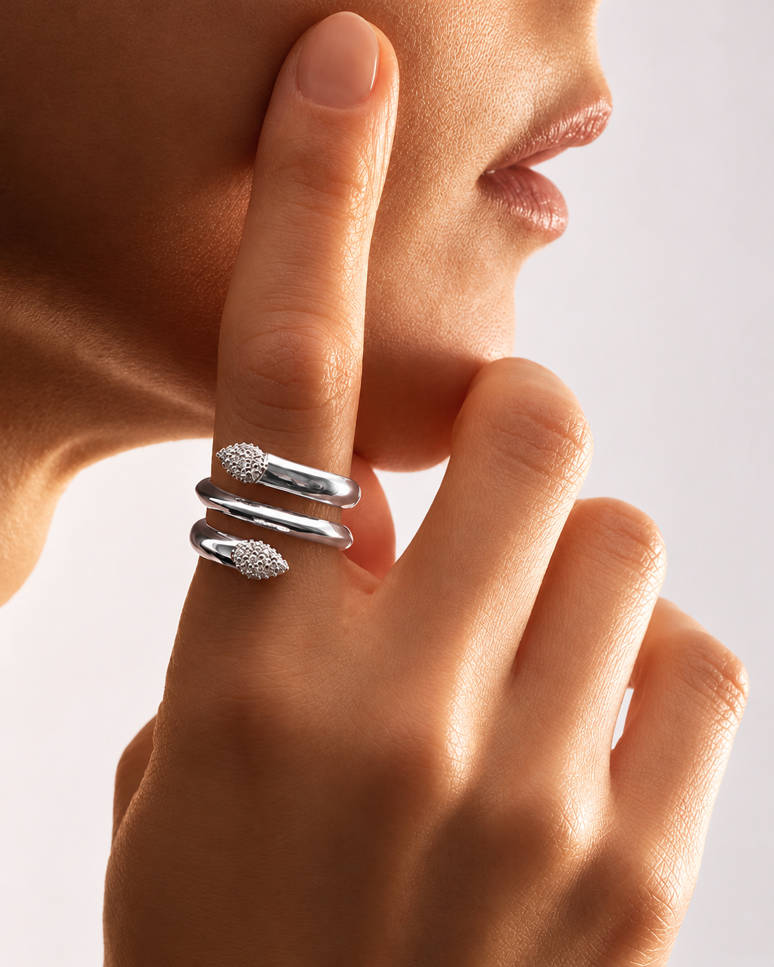Bague d'escalade | Platine