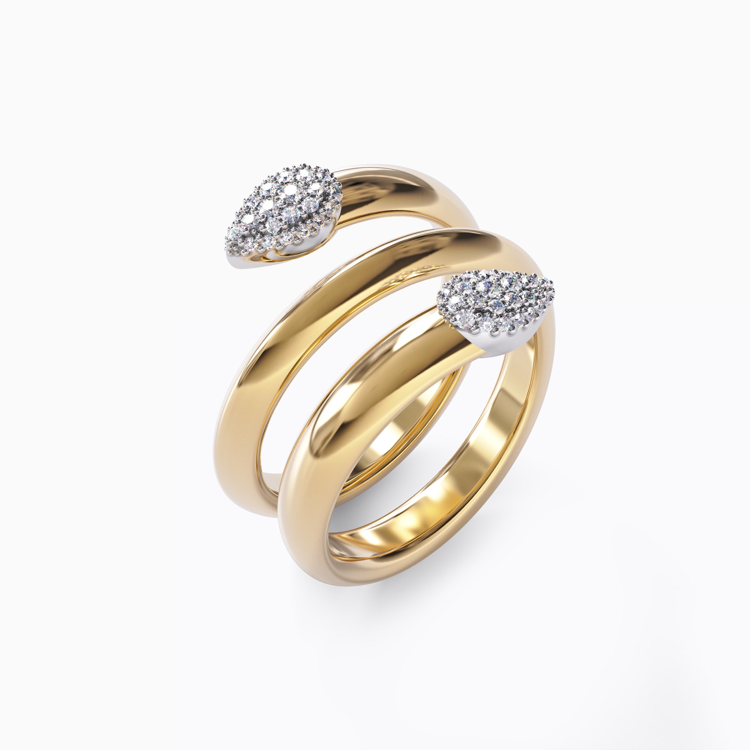 Bague Climber Or 18 carats | Platine