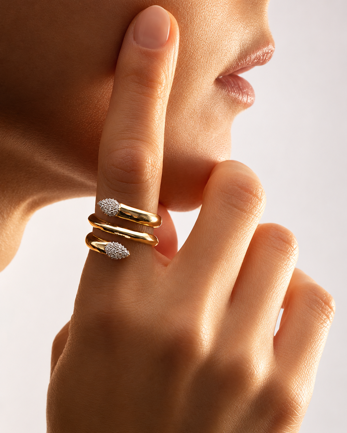 Bague Climber Or 18 carats | Platine