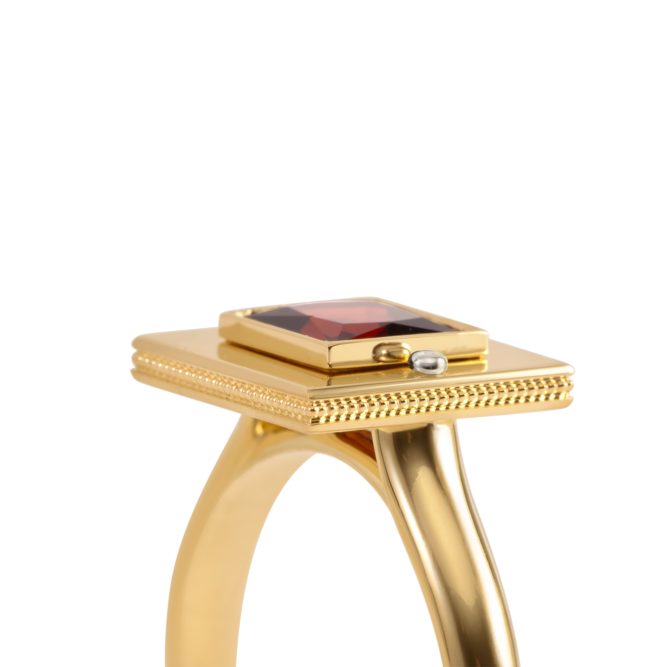 Bague Grenat | Or 18 carats