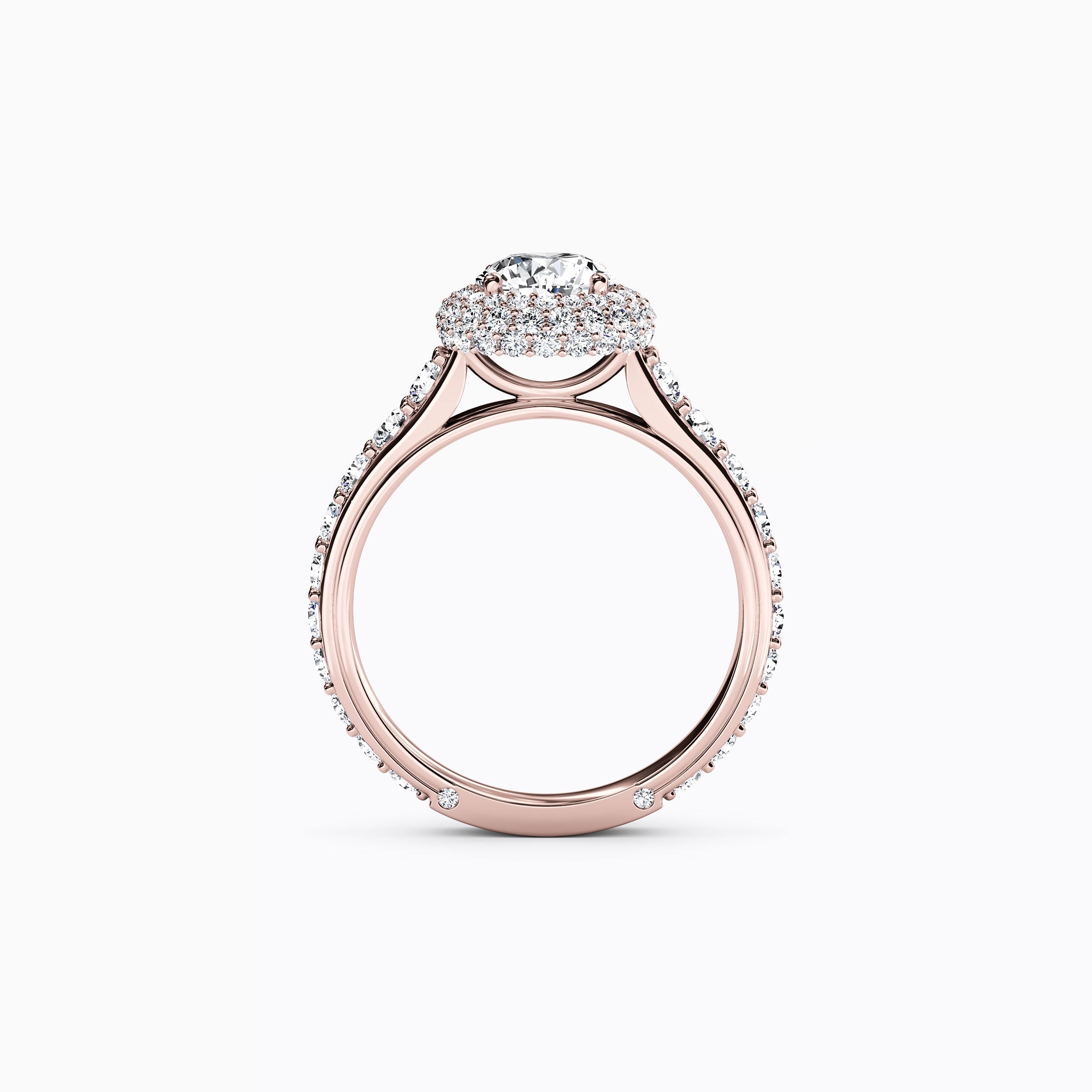 Halo Marielle Engagement Ring in 18K Gold
