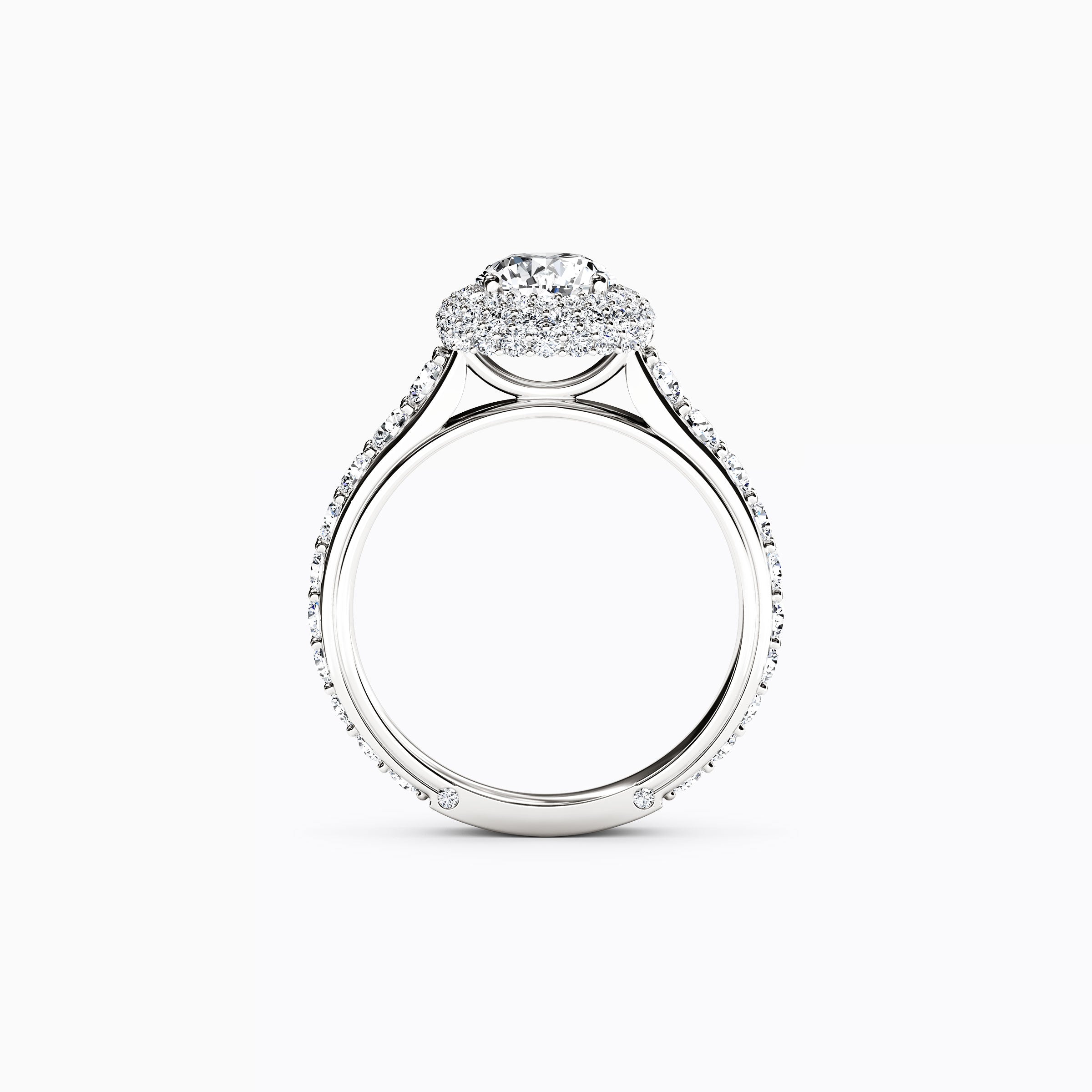 Halo Marielle Engagement Ring in 18K Gold