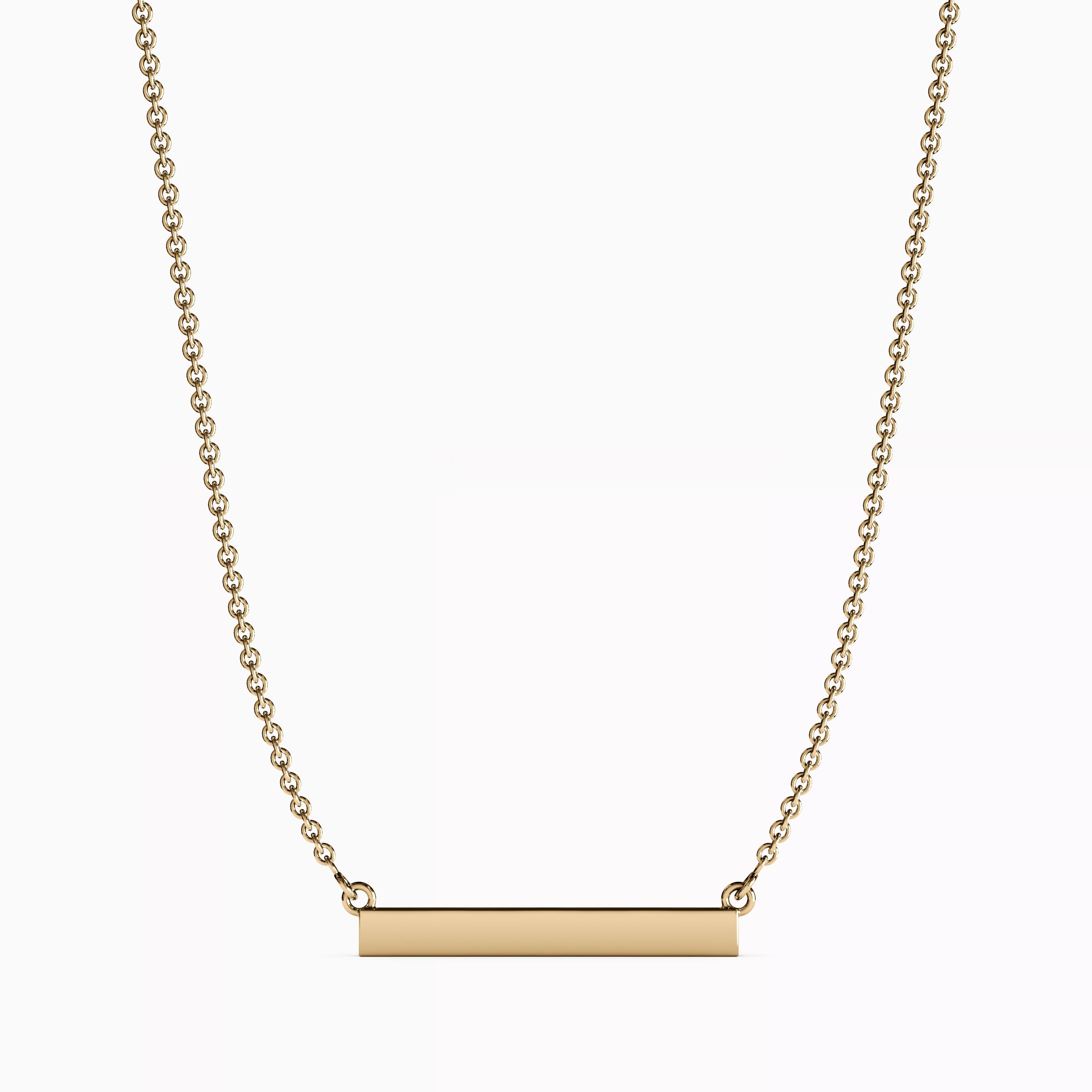 Collier Barrette Diamants | Or 14 carats